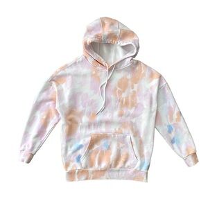 Lazypants Women’s Size Small Soft Fleece Hoodie Tie-Dye Pullover
